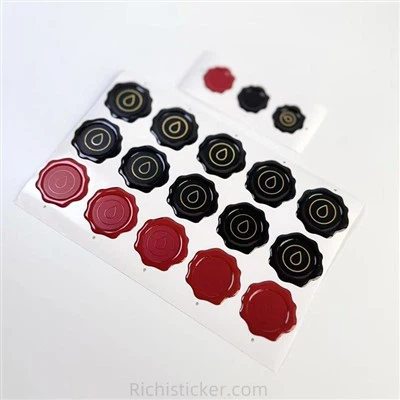 Autocollants en dôme 3D