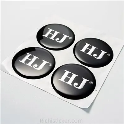 Autocollants en résine